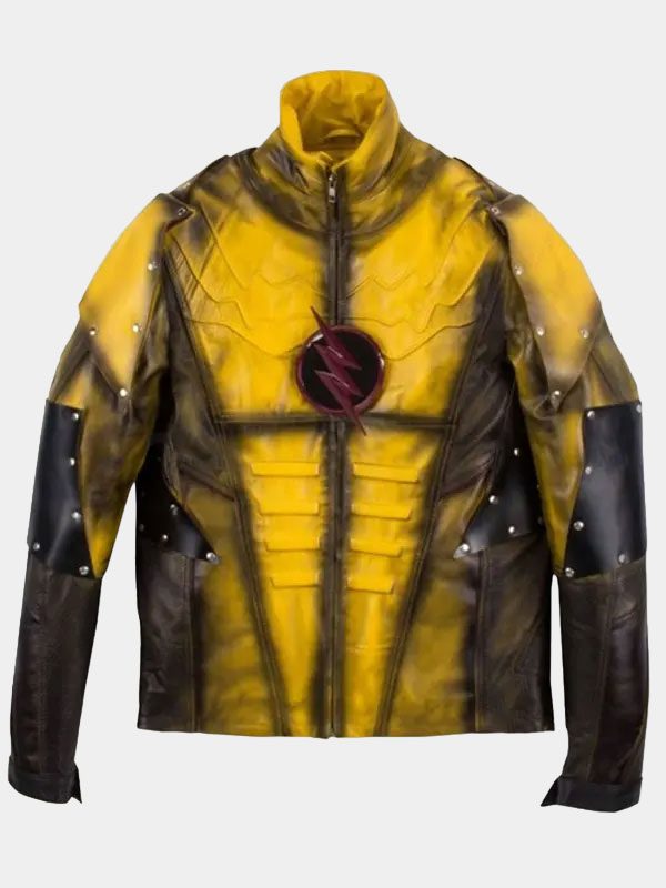 The Reverse Flash Yellow Real Leather Jacket