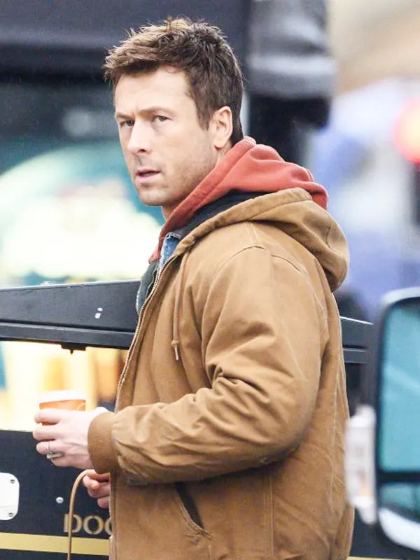 The Running Man Ben Richards Brown Cotton Jacket