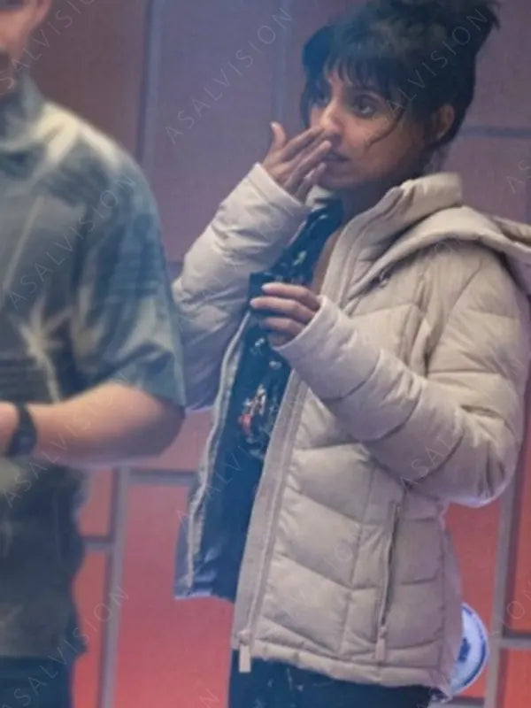 The Umbrella Academy S04 Lila Pitts Hooded Puffer Jacket