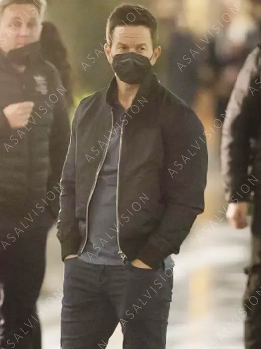 The Union Mark Wahlberg Black Cotton Jacket