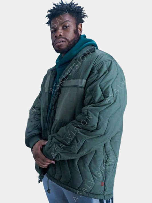They Cloned Tyrone Fontaine Green Jacket