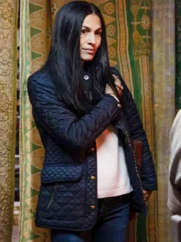 Thony TV Series The Cleaning Lady Elodie Yung Black Jacket