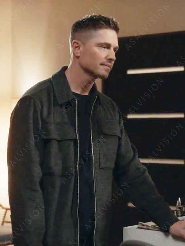 Tim Bradford TV Series The Rookie S06 Eric Winter Gray Wool Jacket