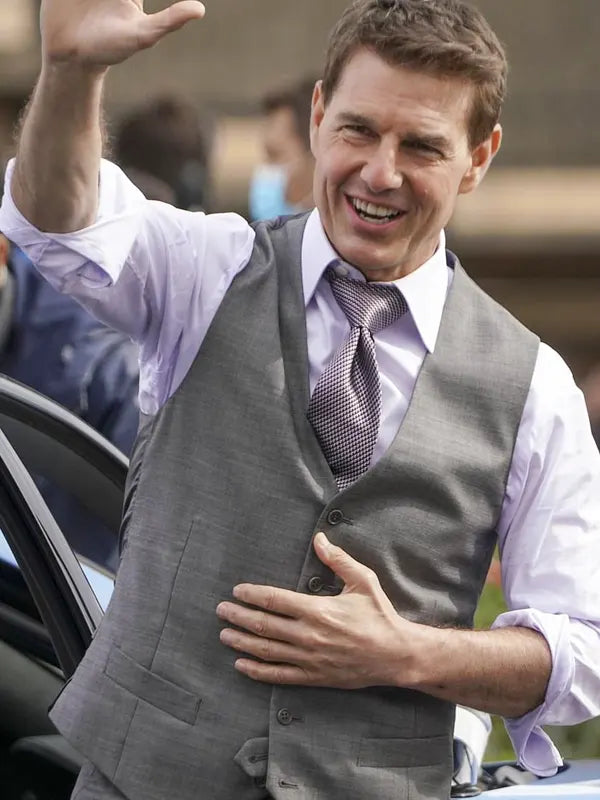 Tom Cruise Grey Vest