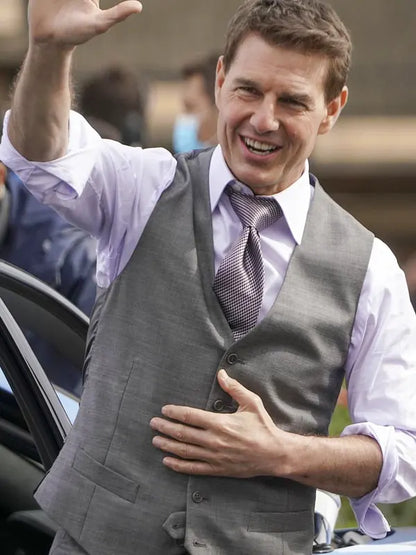Tom Cruise Grey Vest