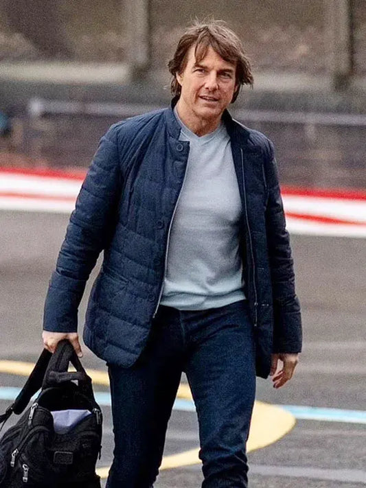 Tom Cruise Mission Impossible 8 Puffer Jacket