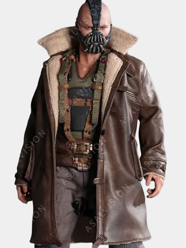 Tom Hardy Dark Knight Rises Bane Brown Coat