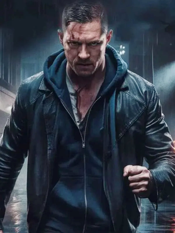 Tom Hardy HAVOC 2025 Leather Jacket