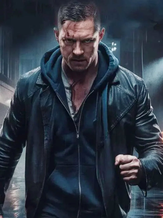 Tom Hardy HAVOC 2025 Leather Jacket