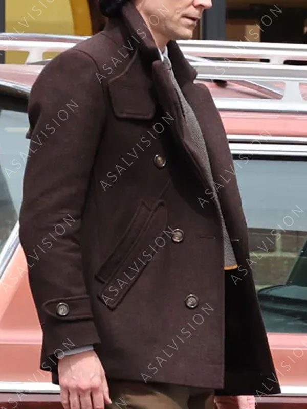Tom Hiddleston TV Series Loki S02 Brown Wool Peacoat