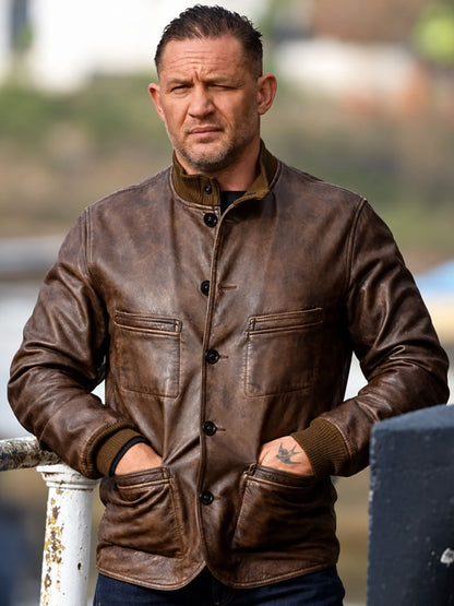 Tom Hardy Mobland Leather Jacket