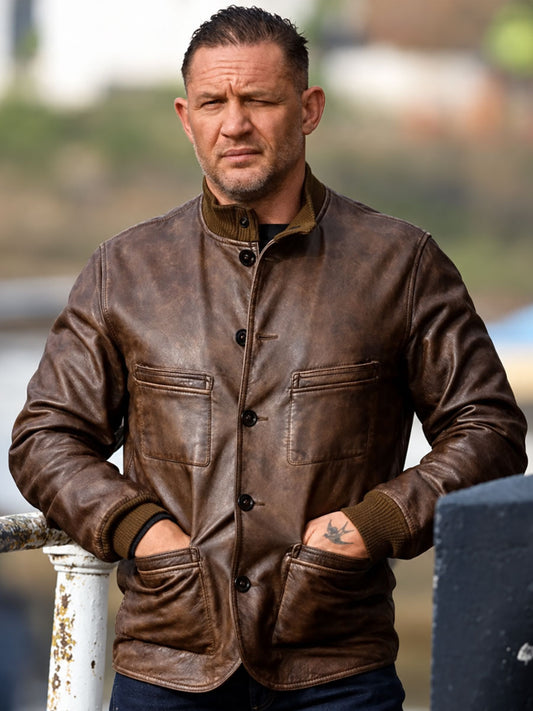 Tom Hardy Mobland Leather Jacket