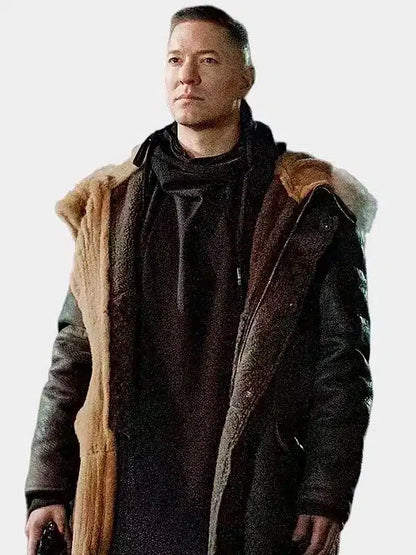 Tommy Egan Power Book IV Leather Shearling Coat