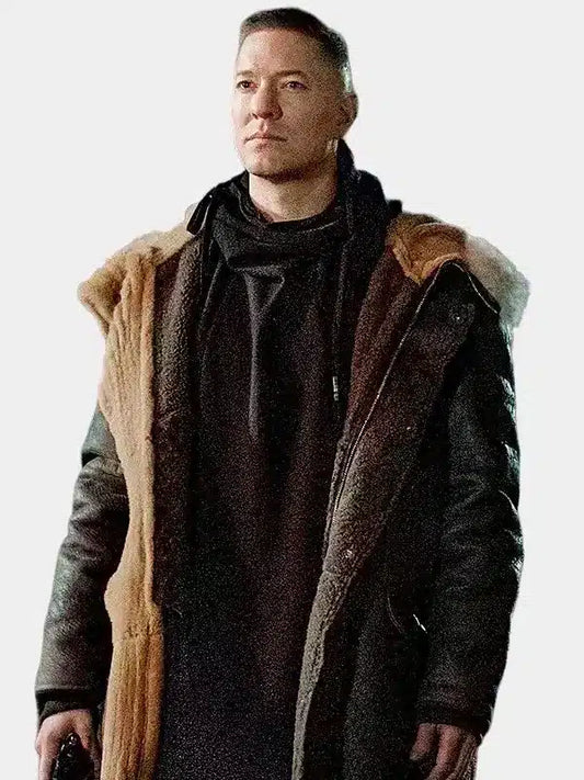 Tommy Egan Power Book IV Leather Shearling Coat
