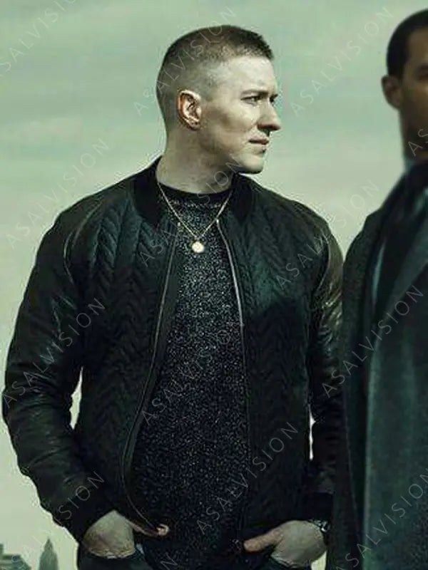 Tommy Egan Power Joseph Sikora Bomber Black Jacket