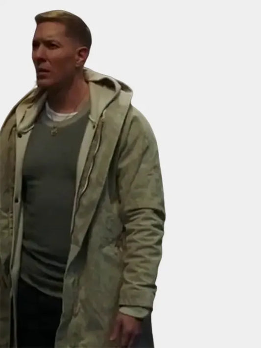 Tommy Egan Power White Hooded Cotton Coat