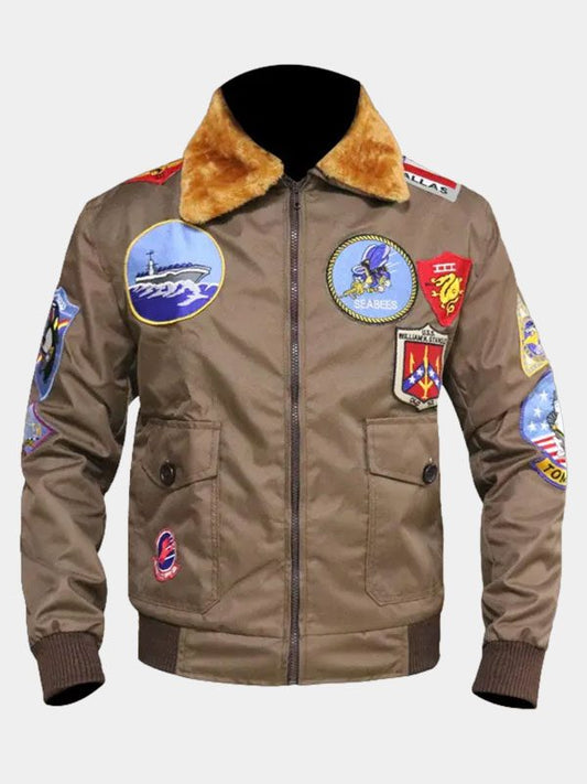 Top Gun Tom Cruise Jet Fighter Bomber Jacket