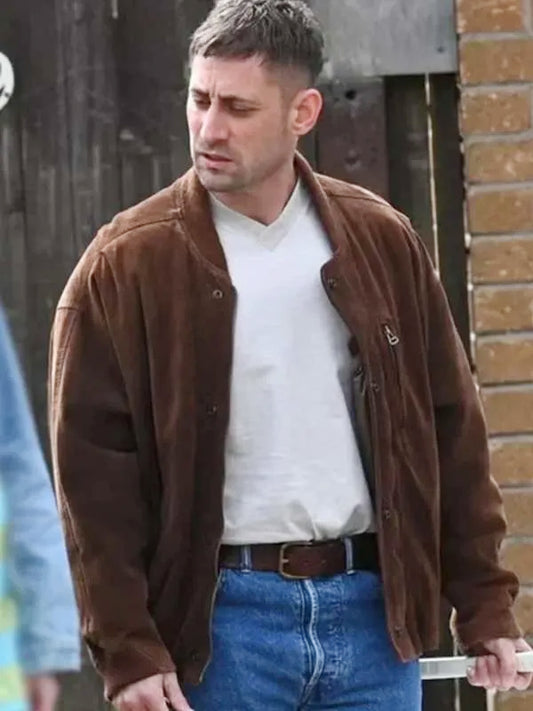 Toxic Town 2025 Michael Socha Suede Leather Jacket