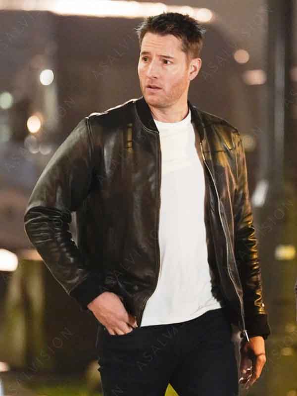 Tracker 2024 Colter Shaw Black Bomber Leather Jacket