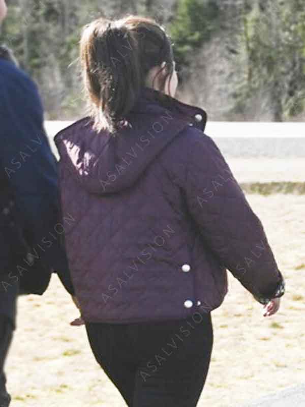 Tracker 2024 Fiona Rene Purple Quilted Hooded Jacket