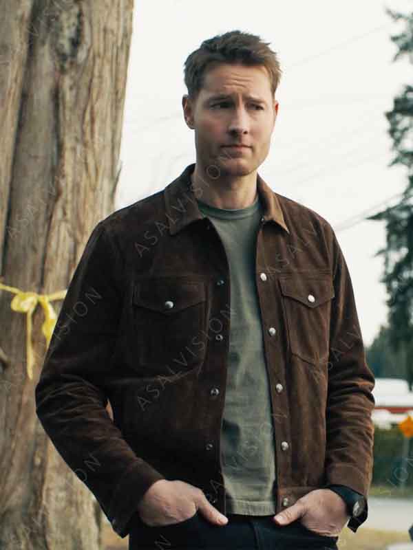 Tracker Season 1 Colter Shaw Brown Suede Leather Jacket