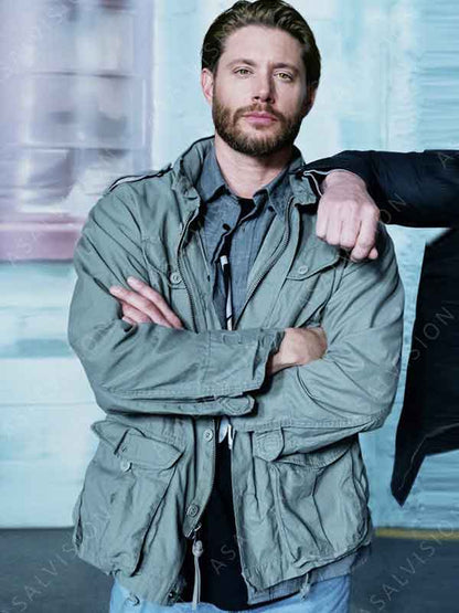 Tracker Season 1 Russell Shaw Cotton Green Jacket