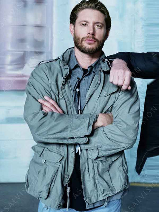 Tracker Season 1 Russell Shaw Cotton Green Jacket