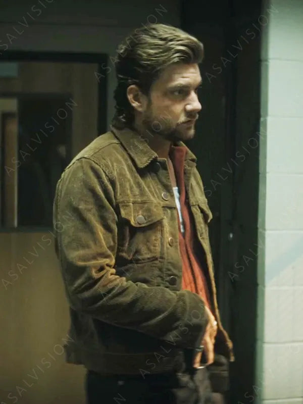 Trigger Warning 2024 Jake Weary Brown Jacket