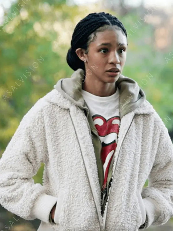 Troy Leigh-Anne Johnson Big Sky Shearling Jacket