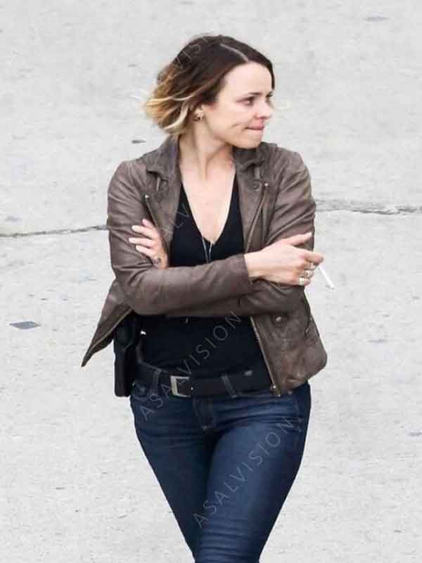 True Detective Ani Bezzerides Brown Leather Jacket