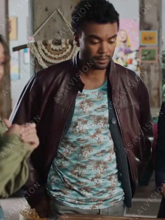 True Justice Family Ties Liam Anderson Leather Jacket