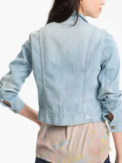 Tv Series Yellowstone Kelsey Asbille Denim Jacket