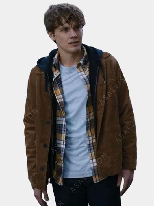 Tyler Galpin Wednesday 2022 Brown Jacket