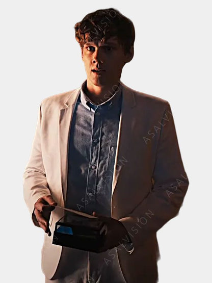 Tyler Galpin Wednesday 2022 White Suiting Blazer