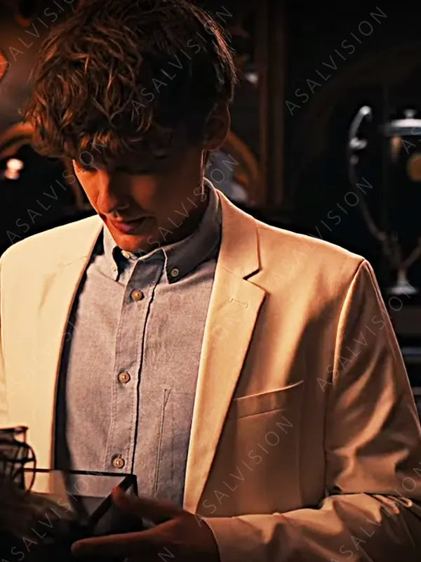 Tyler Galpin White Blazer Coat