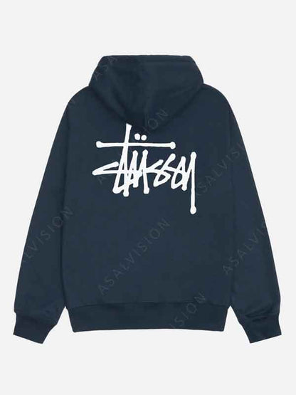 Unisex Stussy Basic Blue Hoodie