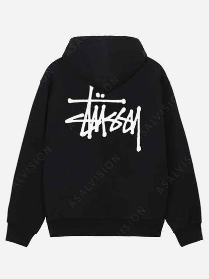 Unisex Stussy Basic Zip Hoodie