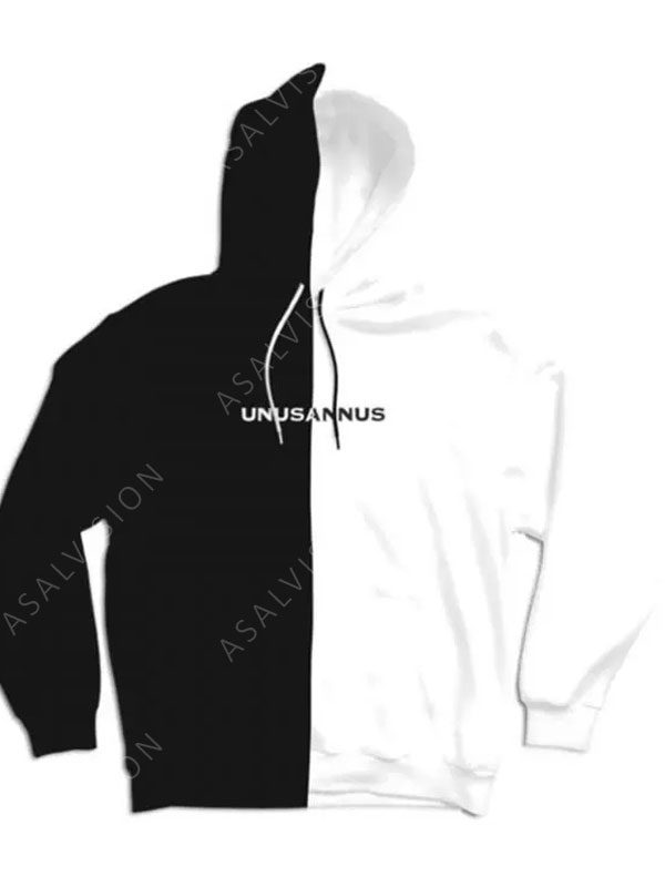 Unus Annus Black and White Hoodie