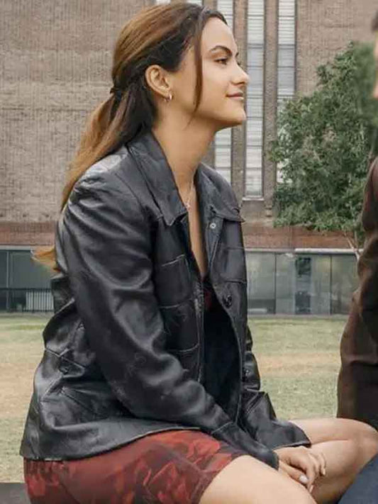 Upgraded 2024 Ana Black Leather Jacket