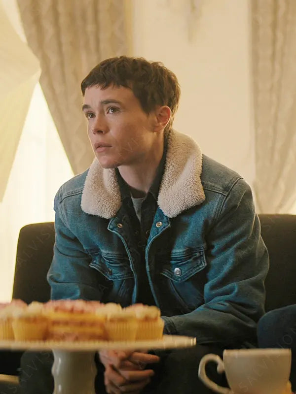 Vanya Hargreeves TV Series The Umbrella Academy S04 Elliot Page Denim Jacket