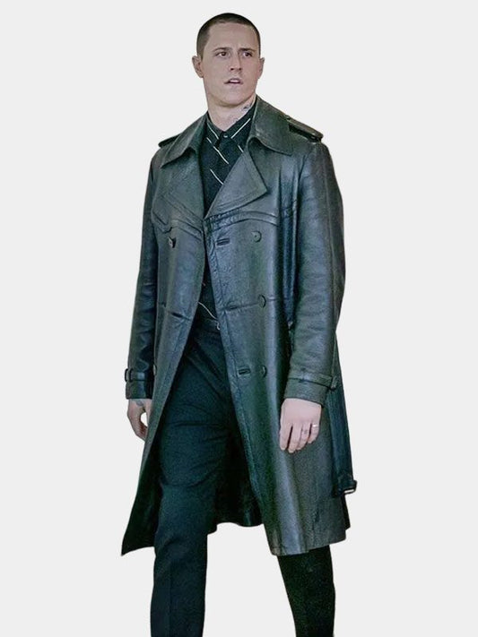 Vic Flynn Power Book IV Force Black Leather Coat
