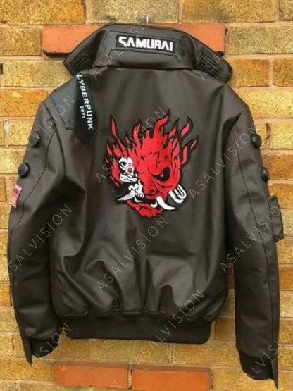 Video Game Cyberpunk 2077 Samurai Character V Costume Jacket