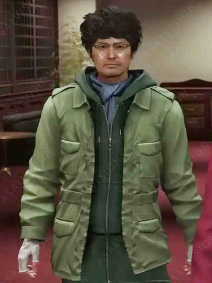 Video Game Like A Dragon Infinite Wealth 2024 Yu Nanba Green Cotton Jacket