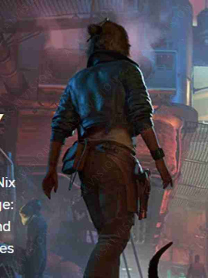 Video Game Star Wars Outlaws 2024 Kay Vess Waxed Blue Jacket