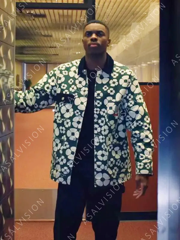 Vincent Jamal Staples The Vince Staples Show Green And White Floral Jacket