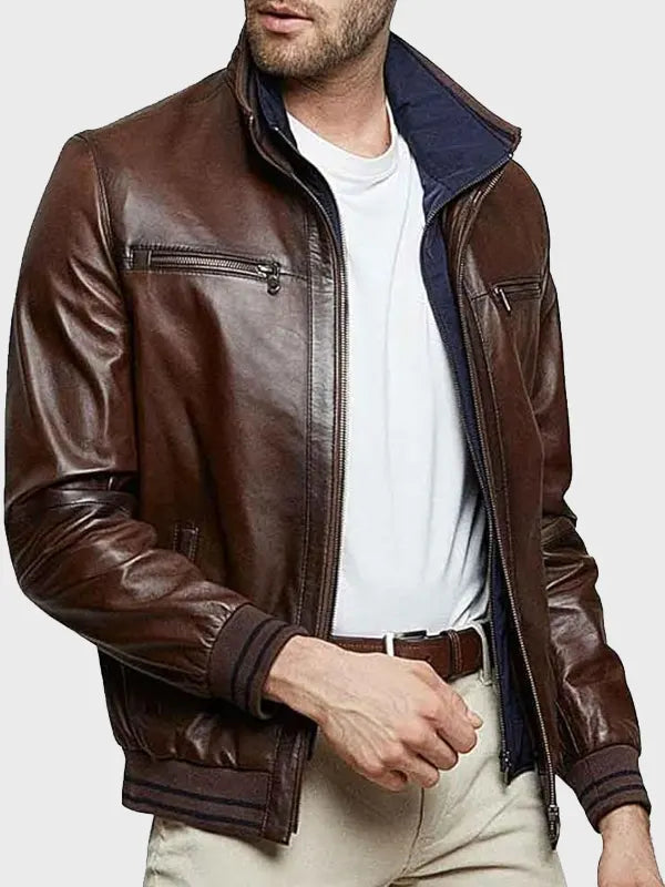 Vintage Leather Jacket For Men