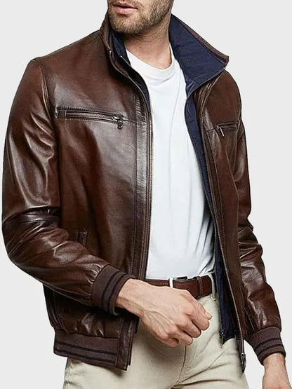 Vintage Leather Jacket For Men