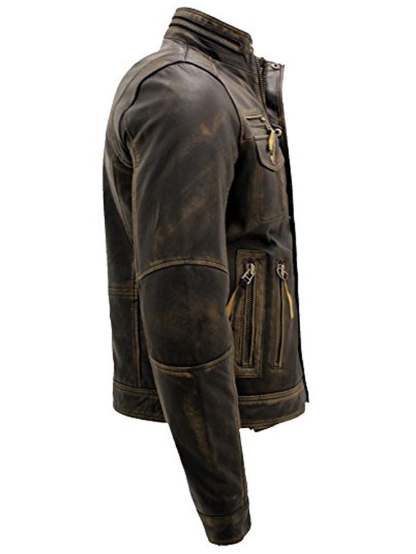Vintage Moto Brando Real Leather Jacket