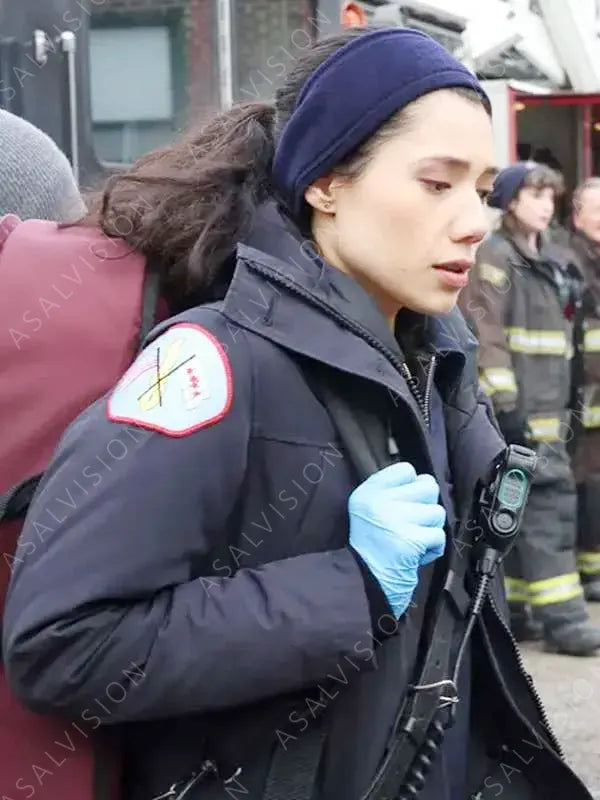 Violet Mikami TV Series Chicago Fire S12 2024 Hanako Greensmith Hooded Jacket