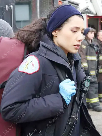 Violet Mikami TV Series Chicago Fire S12 2024 Hanako Greensmith Hooded Jacket
